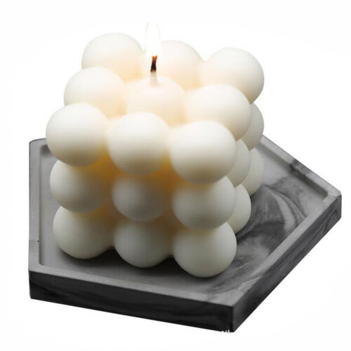 Diy Candles Mould Aromatherapy Plaster Candle 3d Silicone Mold Handmade Tools Us