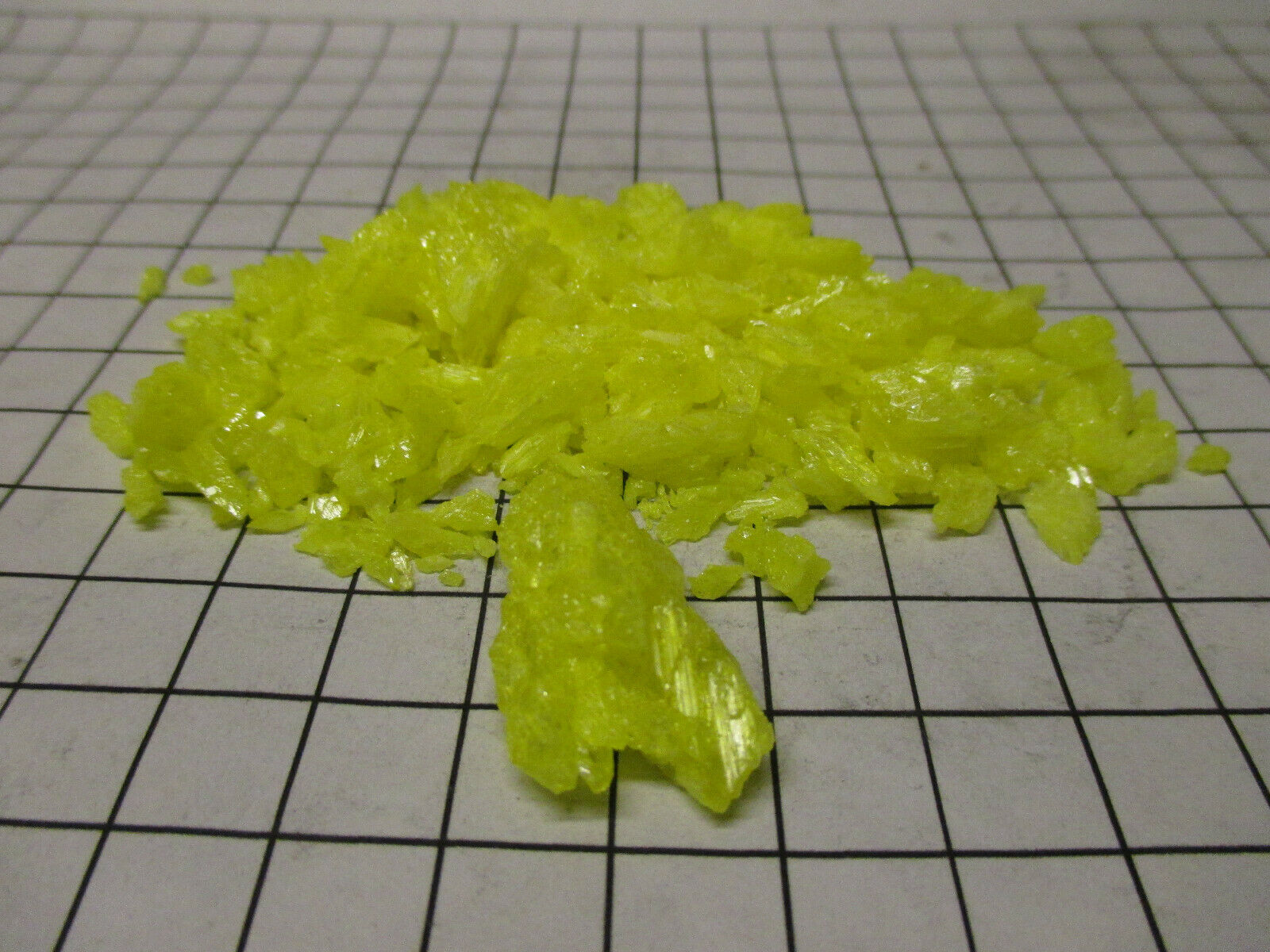 Sulfur Element Sample 20g 99.99%+ Pure Beautiful Shiny Crystals - Periodic Table