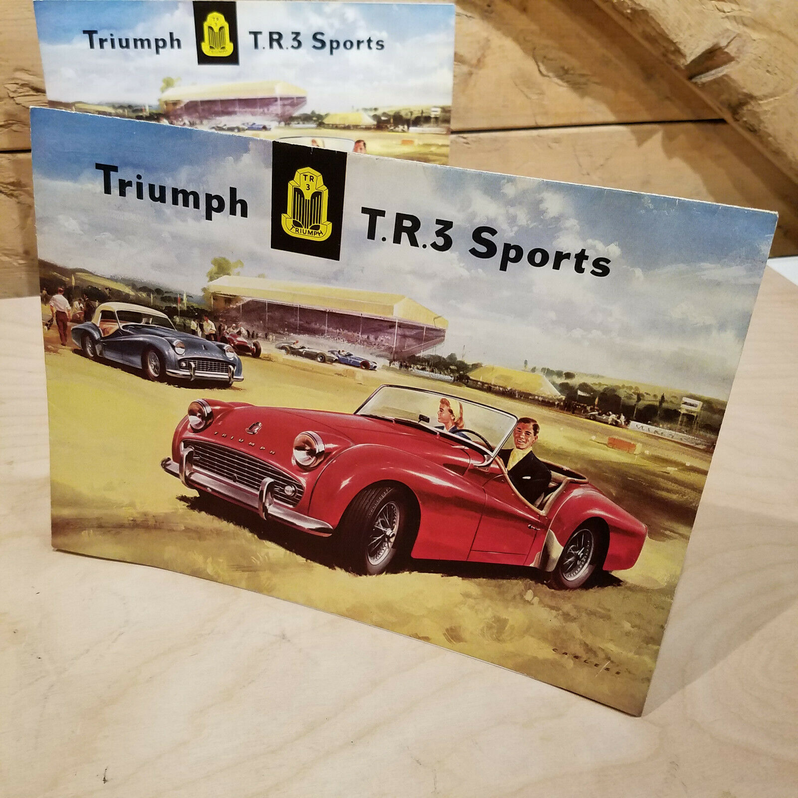 Triumph T. R. 3 Sports 1958 Sales Brochure Original England - Swanky Barn