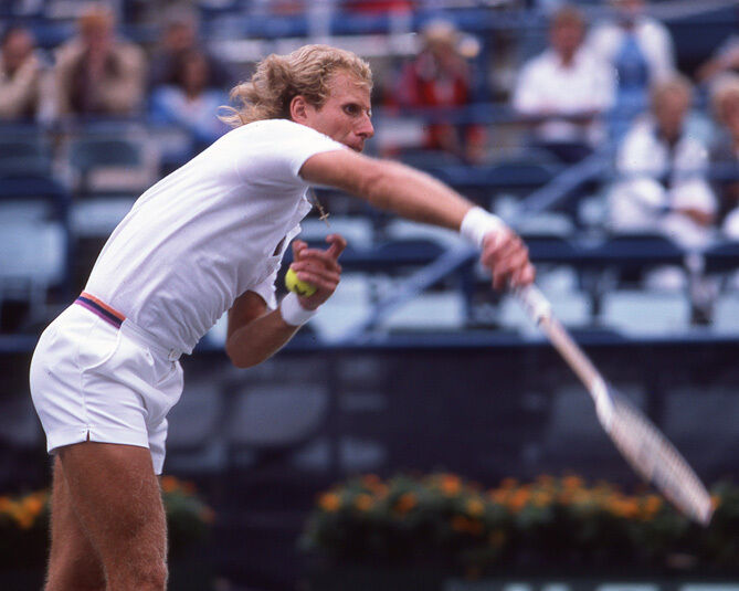 1982 Tennis Pro Vitas Gerulaitis Glossy 8x10 Photo Print Wimbledon Poster