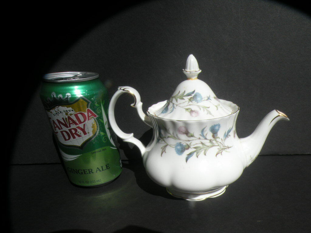 2pc H/p Brigadoon Pattern Vintage England Royal Albert Bone China Tea Pot