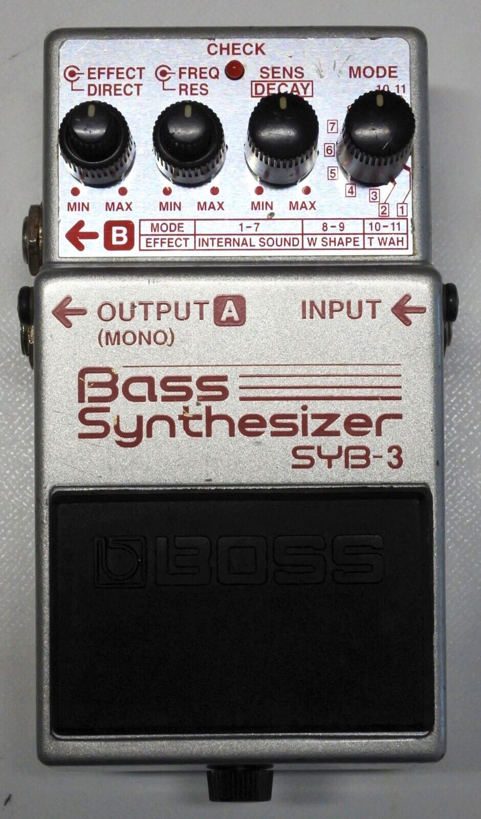 Boss Syb-3 Base Synthesizer Guitar Effects Pedal 1998 #25 Courier Or Ems