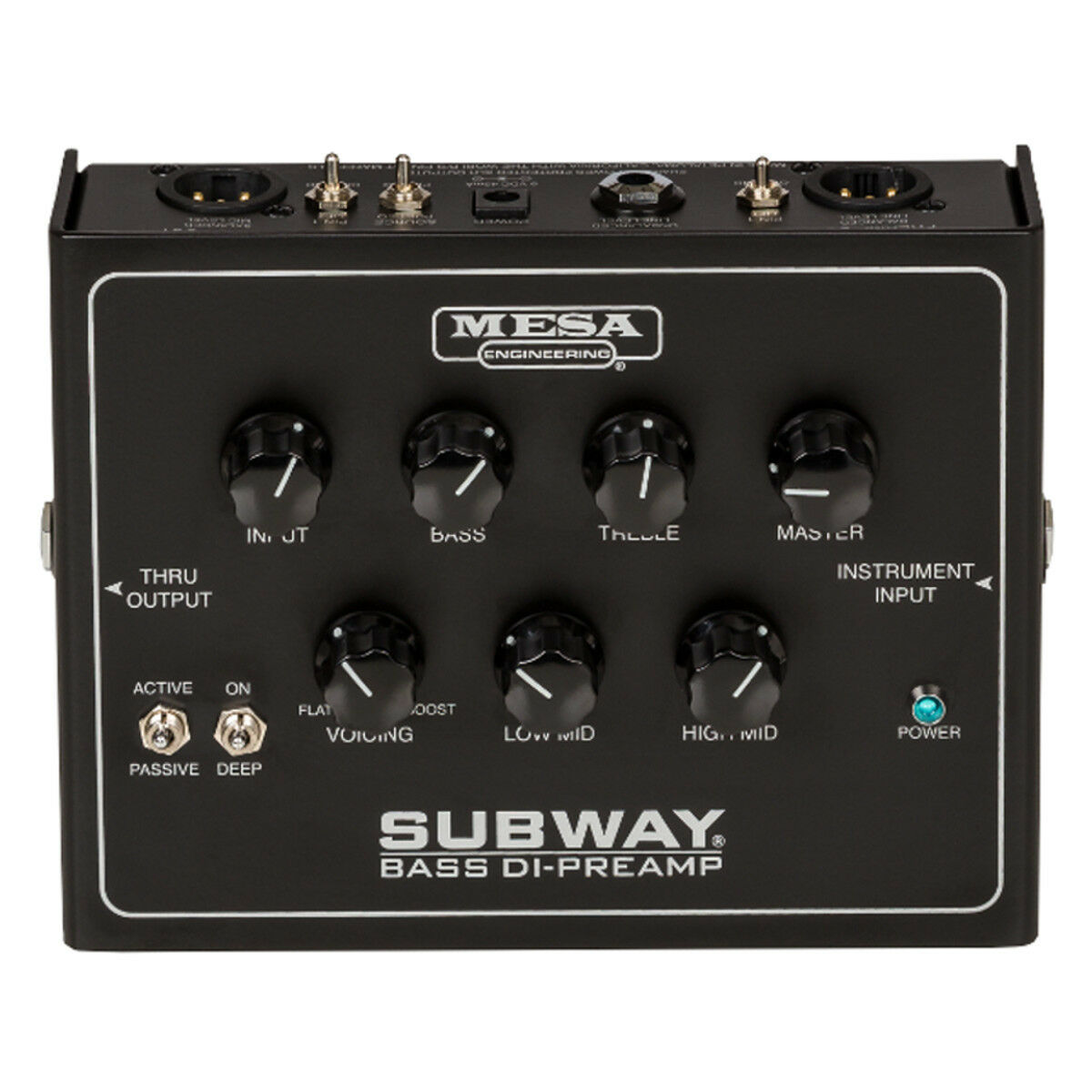 Mesa/boogie Subway Bass Di Preamp D-800 Amp Effects Pedal Stompbox Footswitch