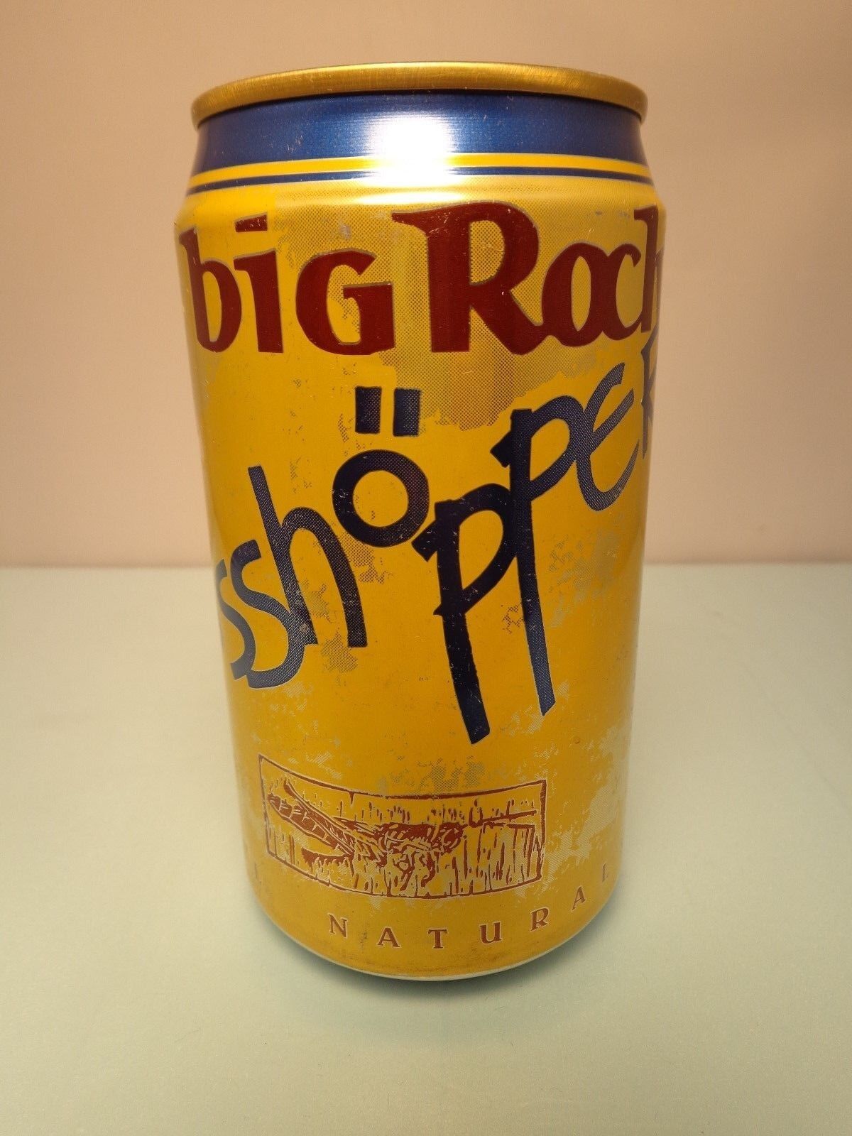 Big Rock Grasshopper Wheat Ale Aluminum Stay Tab Beer Can Alberta, Canada