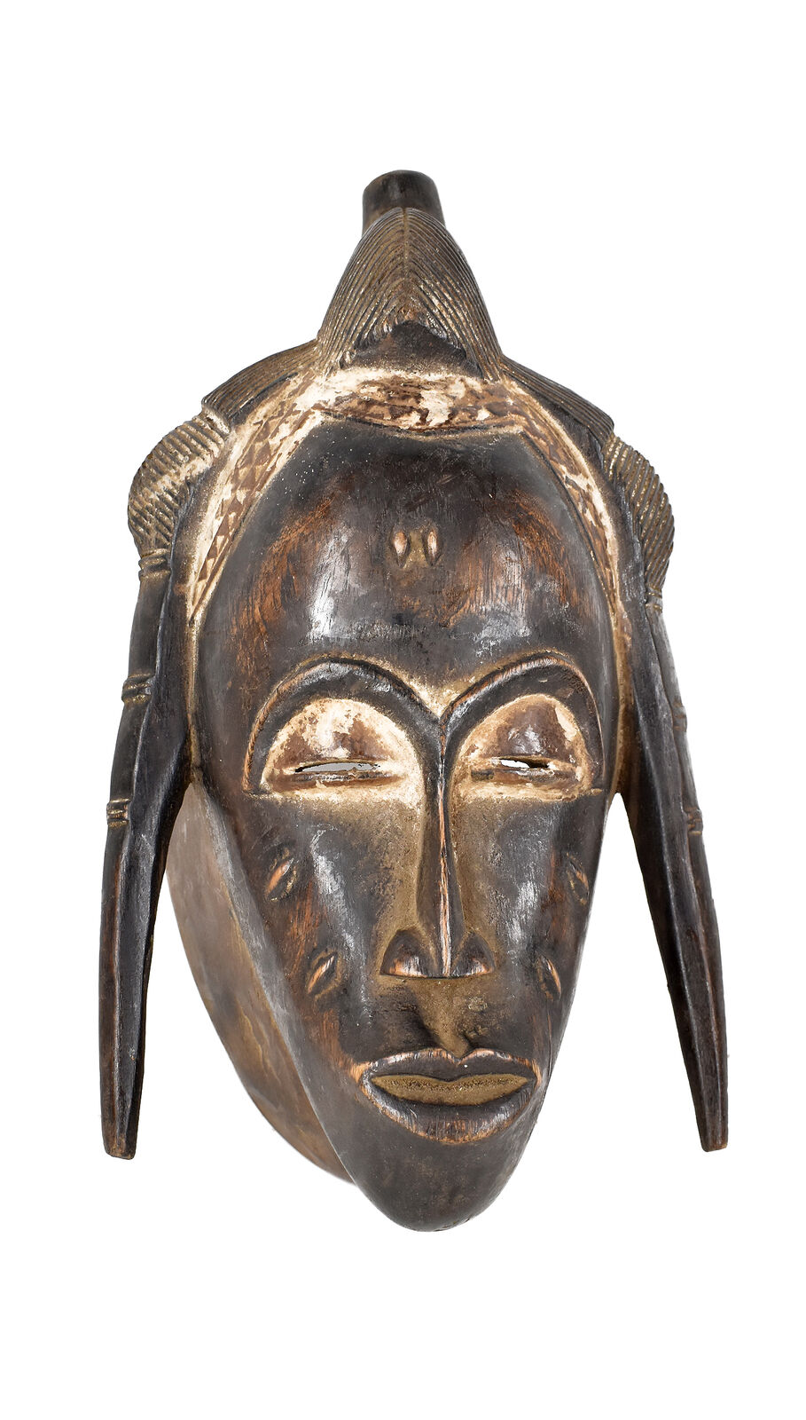 Baule Portrait Mask Ivory Coast African Art