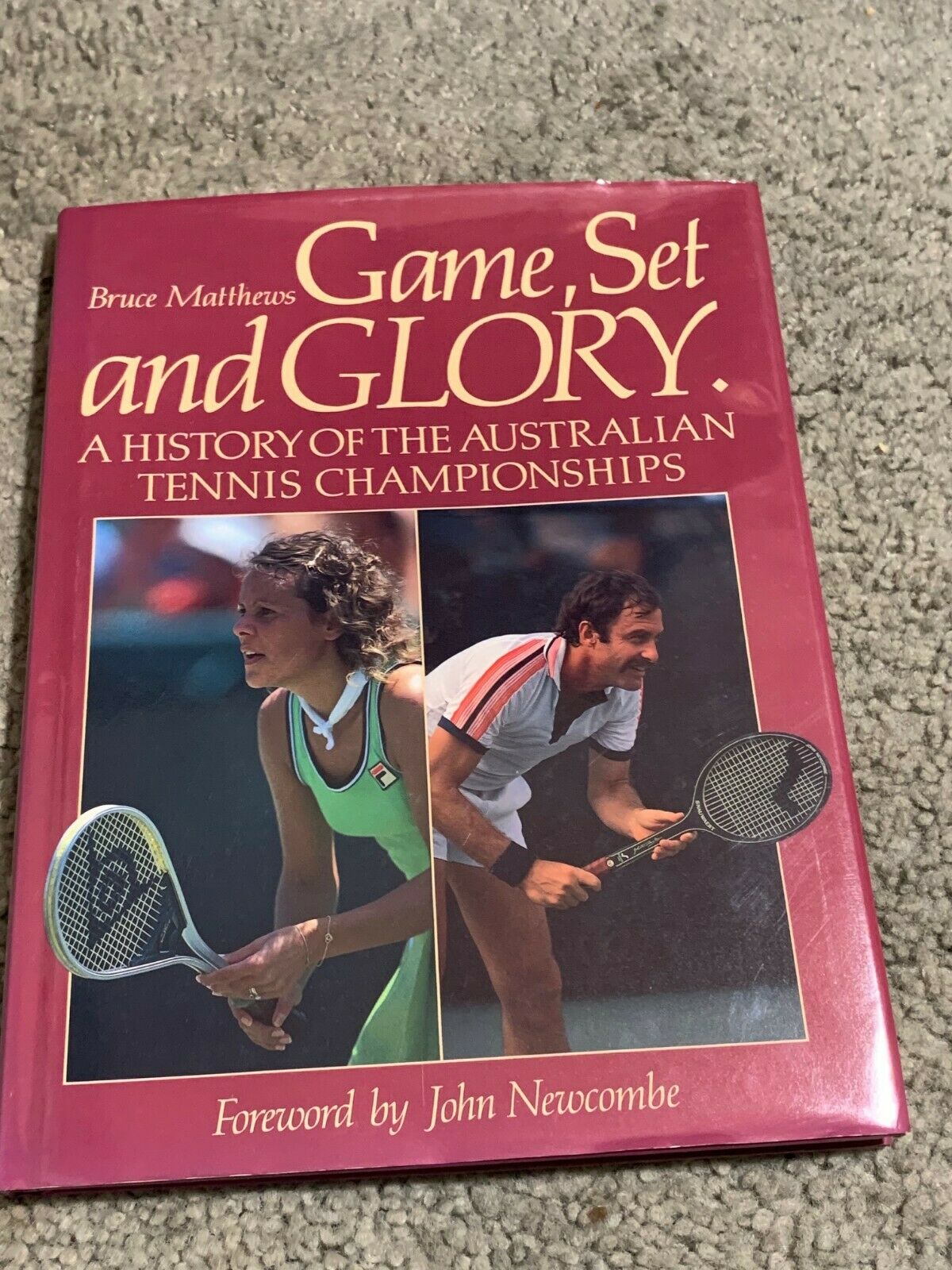 1985 Game Set Glory Tennis Book Australian Tennis History John Newcombe