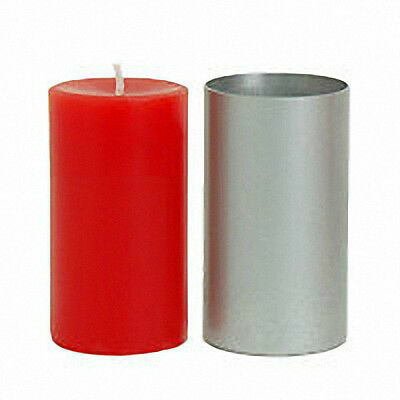 Round Pillar Seamless Aluminum Candle Molds 2 Inch Size (you Choose Height)