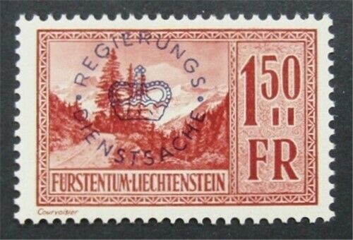 Nystamps Liechtenstein Stamp # O20 Mint Og H    S24x730
