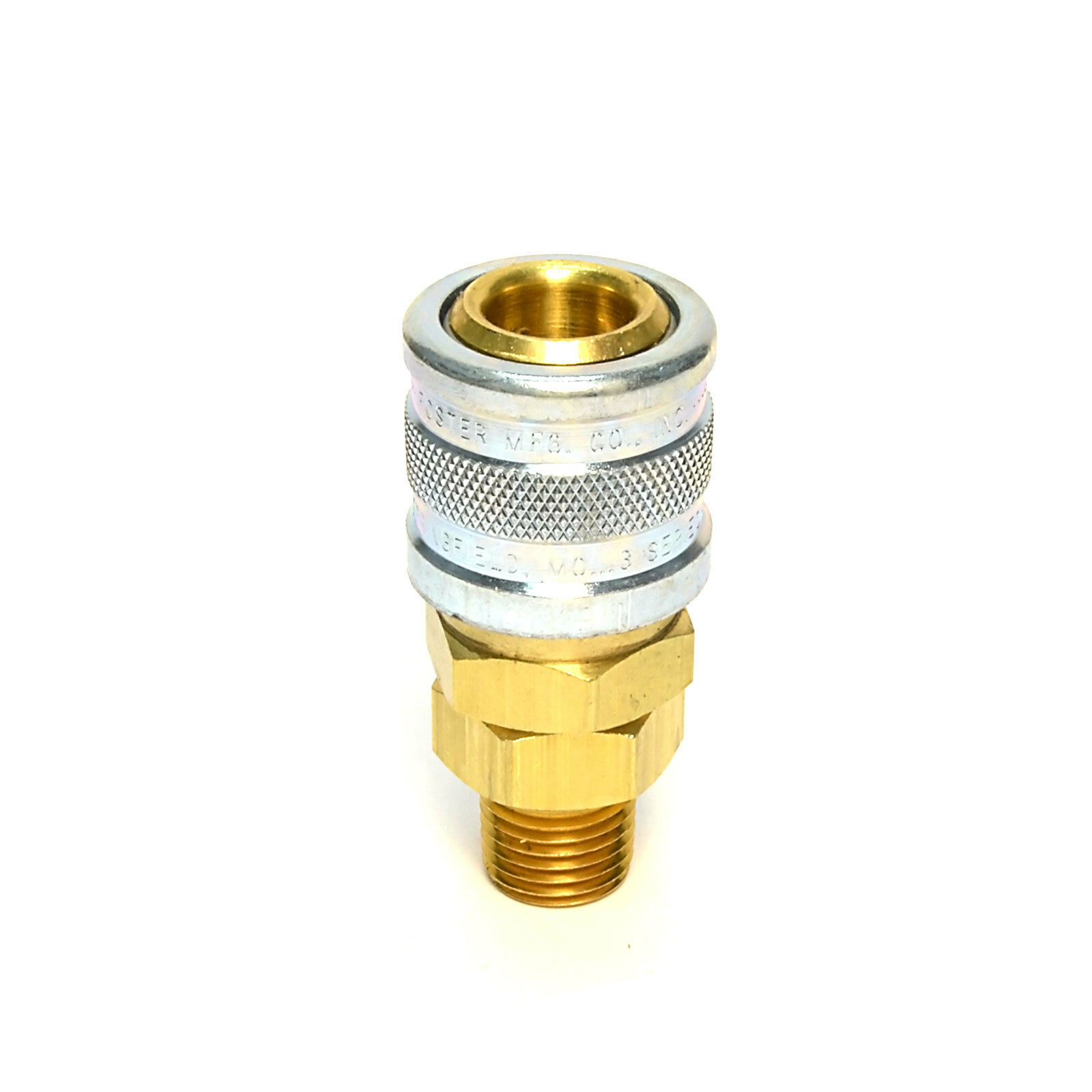 Foster 3103 - 1/4" Male Npt X 1/4" Industrial Coupler Brass Air Hose Fittings
