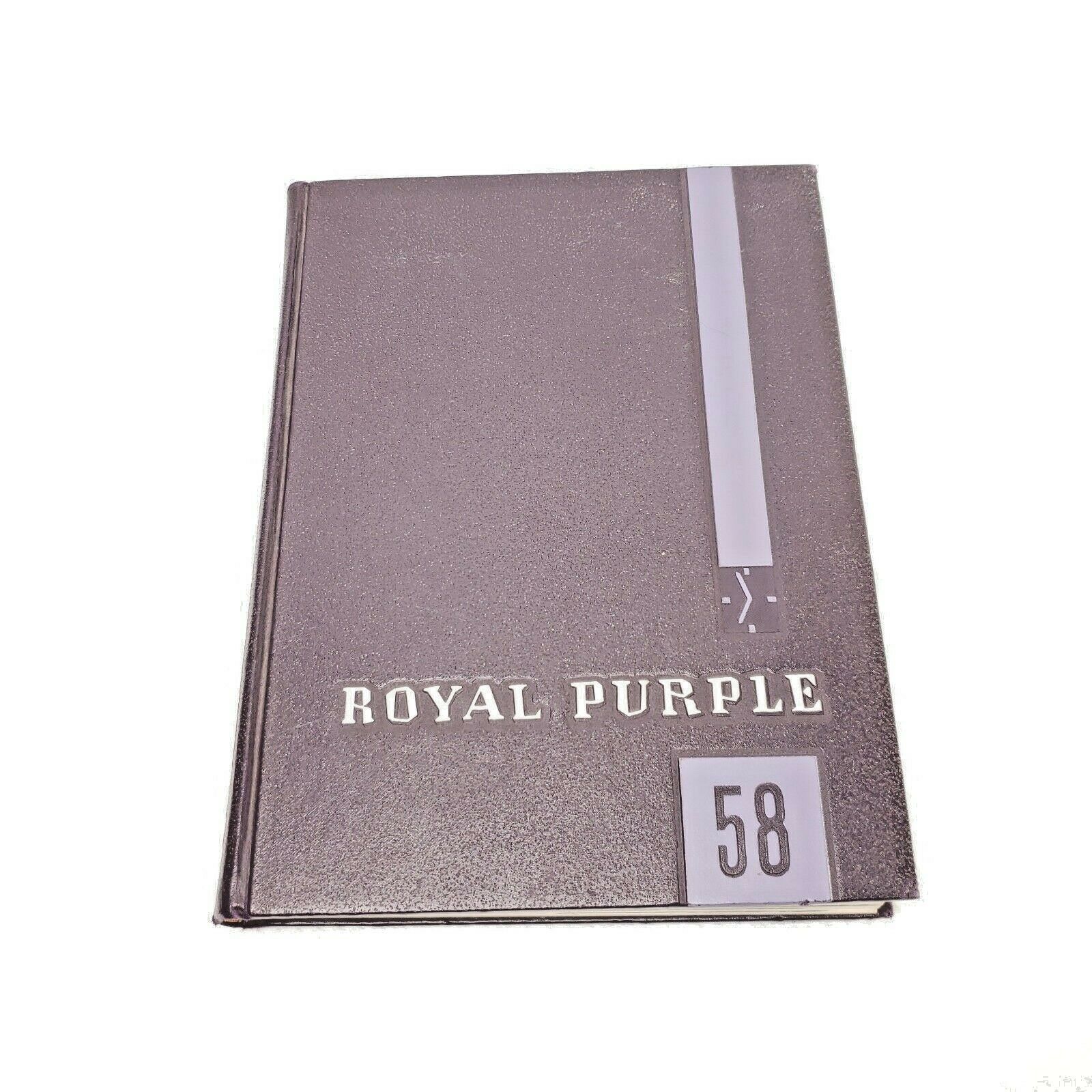1958 Royal Purple Ksu Kansas State University College Yearbook