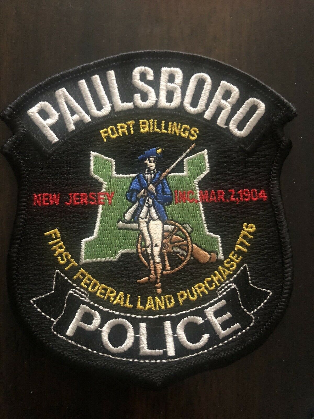 New Jersey Police - Paulsboro Police  Nj Police Patch
