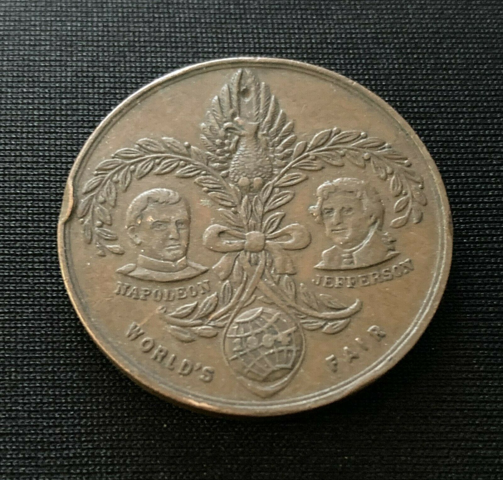 1904 Louisiana Purchase Exposition - St. Louis World's Fair - Coin Token Medal