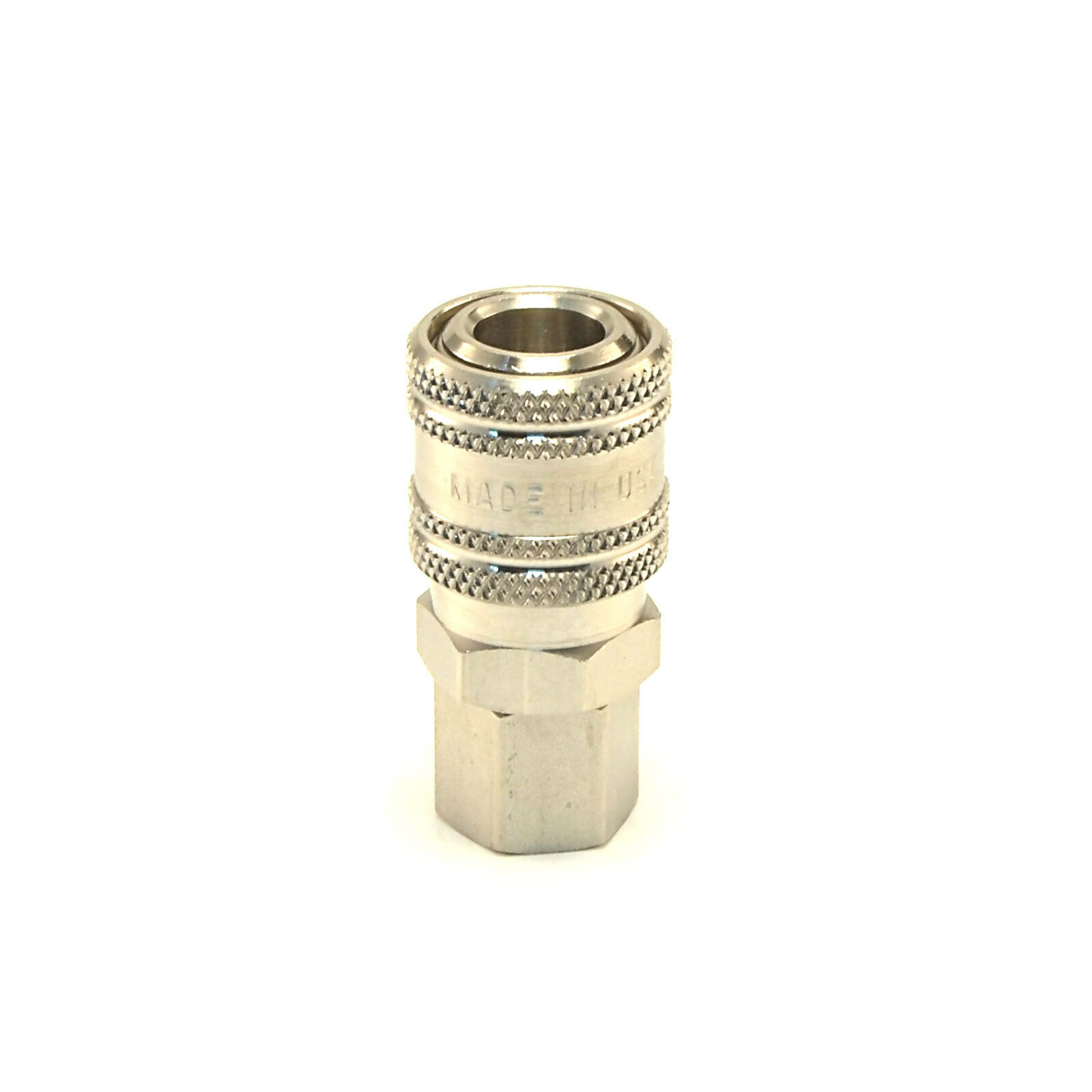 Stainless Steel Quick Connect Coupler 1/4" Female Npt Air Hose Fittings Usa