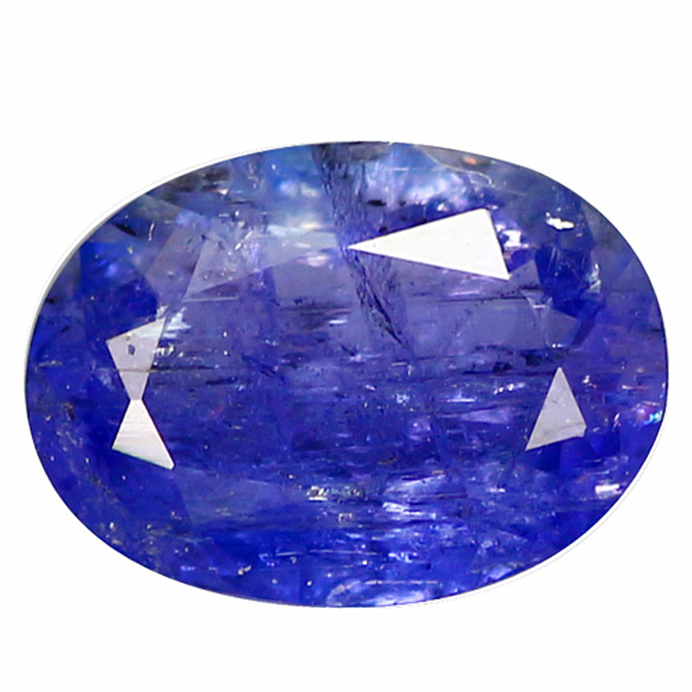 0.54ct Lovely Oval Cut 6 X 5 Mm Natural Purple Blue Tanzanite