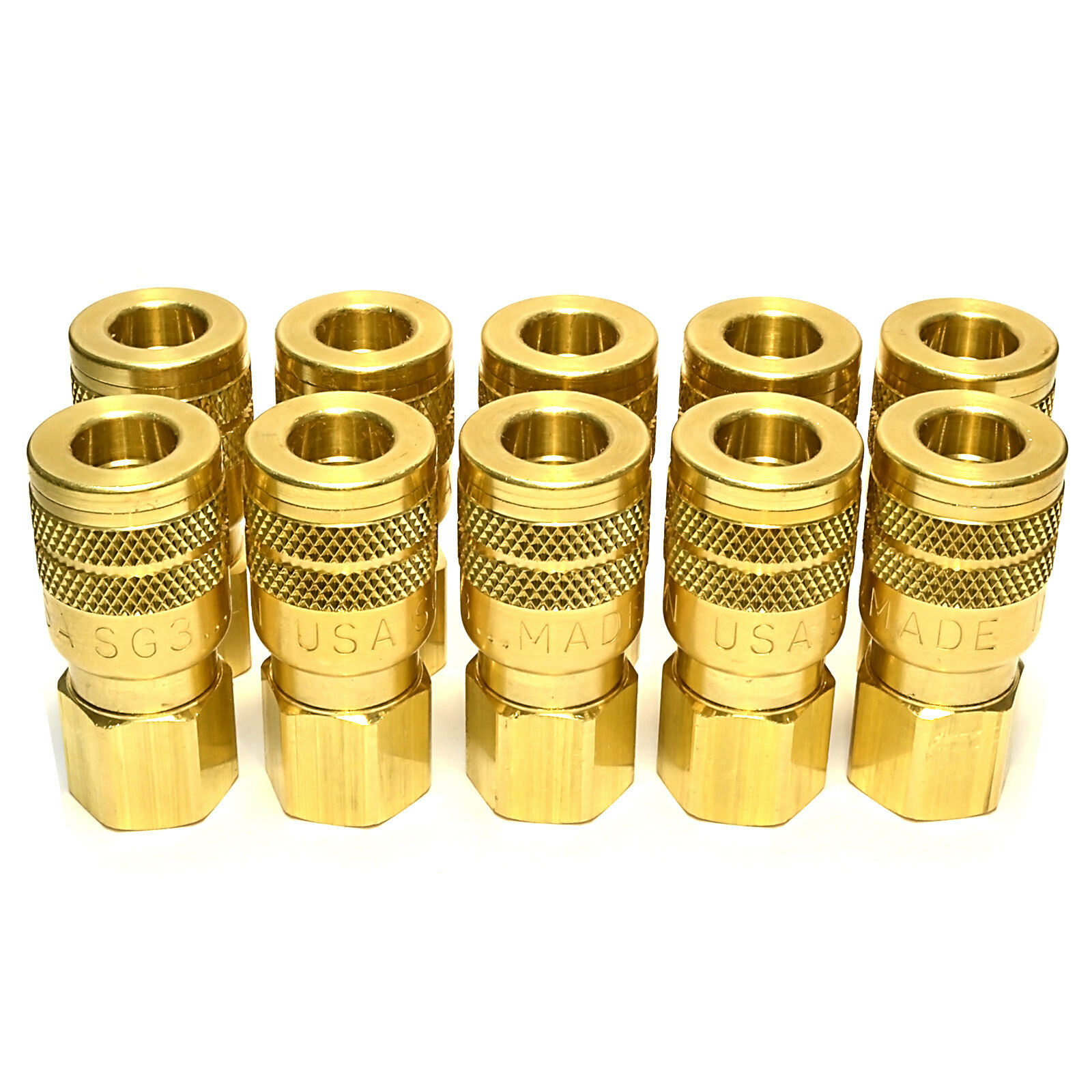 10 Foster Quick Connect 1/4" Female Npt Air Hose Coupler - M Style