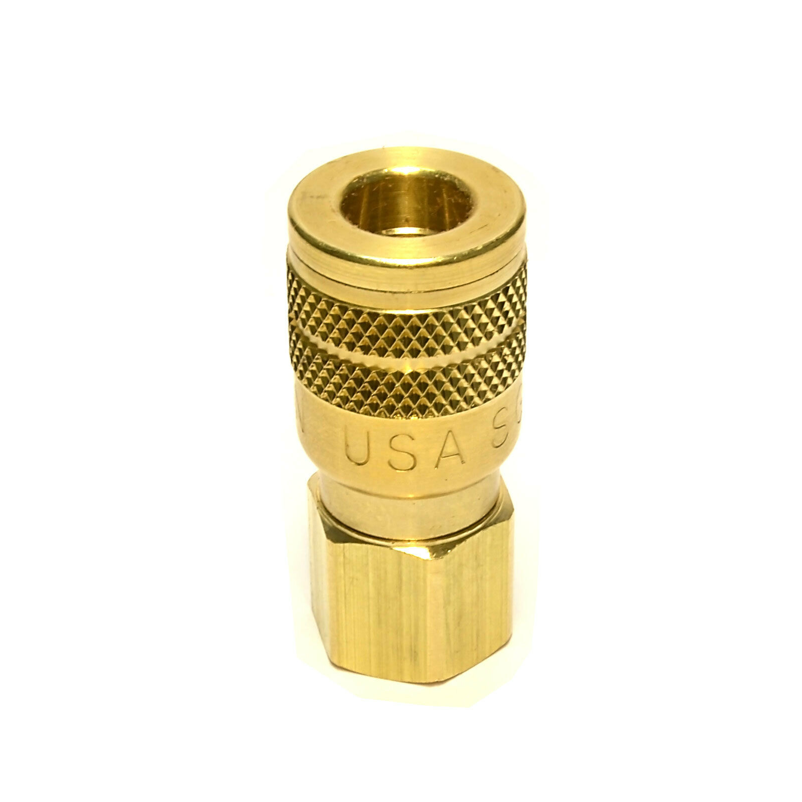 Foster Solid Brass Quick Coupler Air Hose Connector Fittings 1/4 Npt Tool Plug