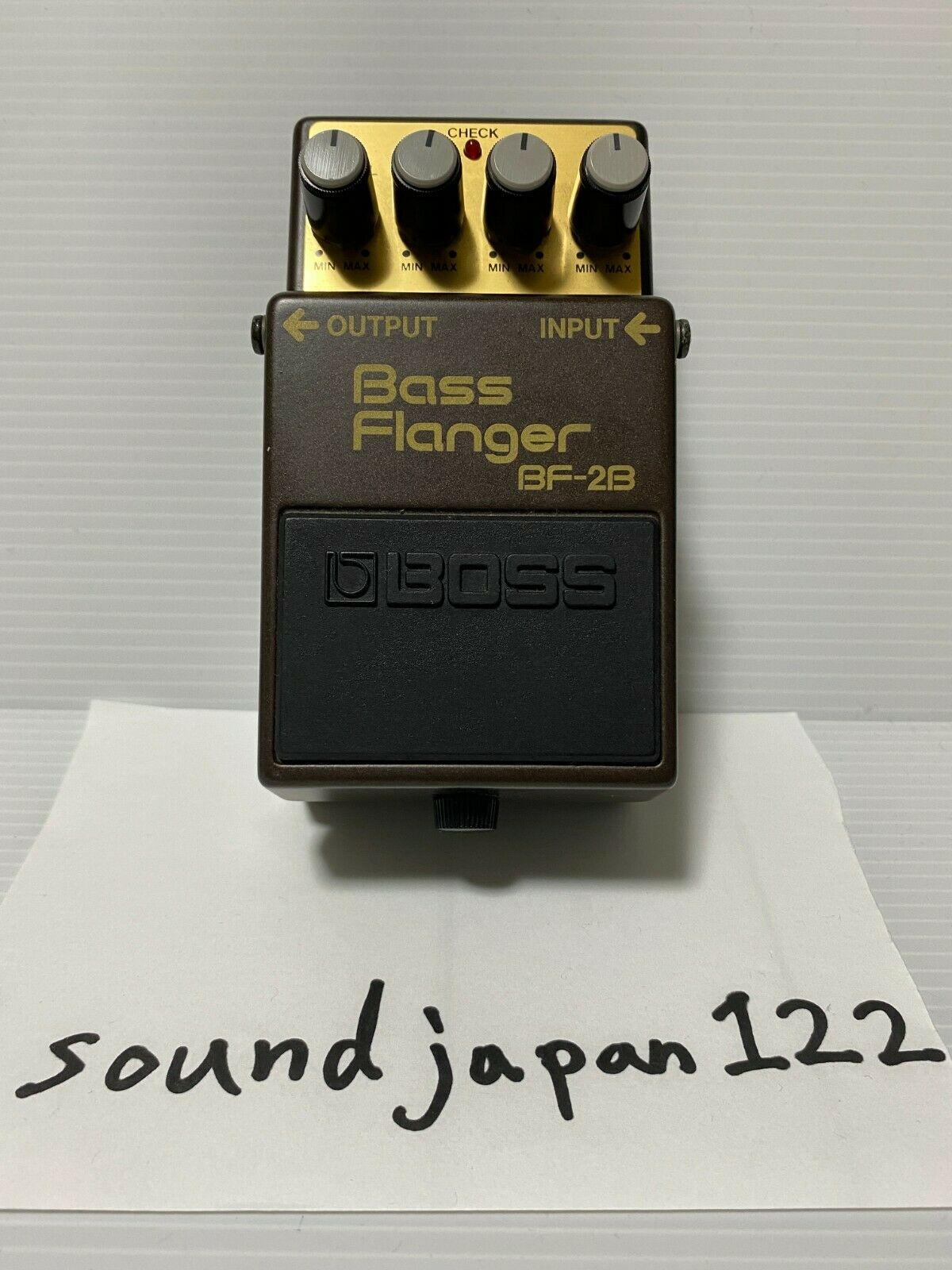 Boss Bf-2b Electric Bass Flanger Effect Pedal Vintage Need Aca Adapter