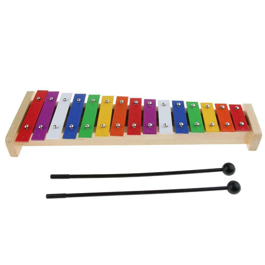 Novelty 15-notes Xylophone Sound Brick Glockenspiel  Preschool Music Toy