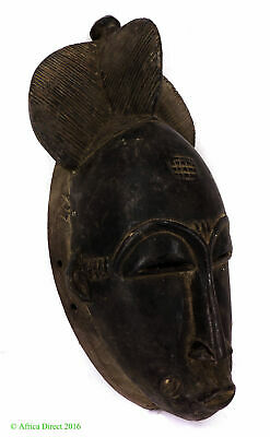 Baule Portrait Mask Kpan Mblo Ivory Coast African Art