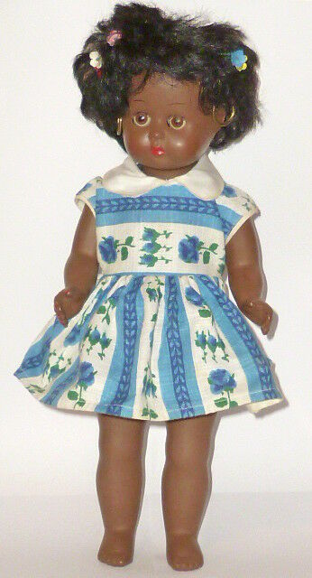 Old Coloured Doll In Original Box Dolls Poupee Italy? 15in Girl