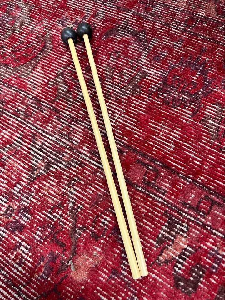 Rosewood Xylophone Mallets With Insert On Rattan
