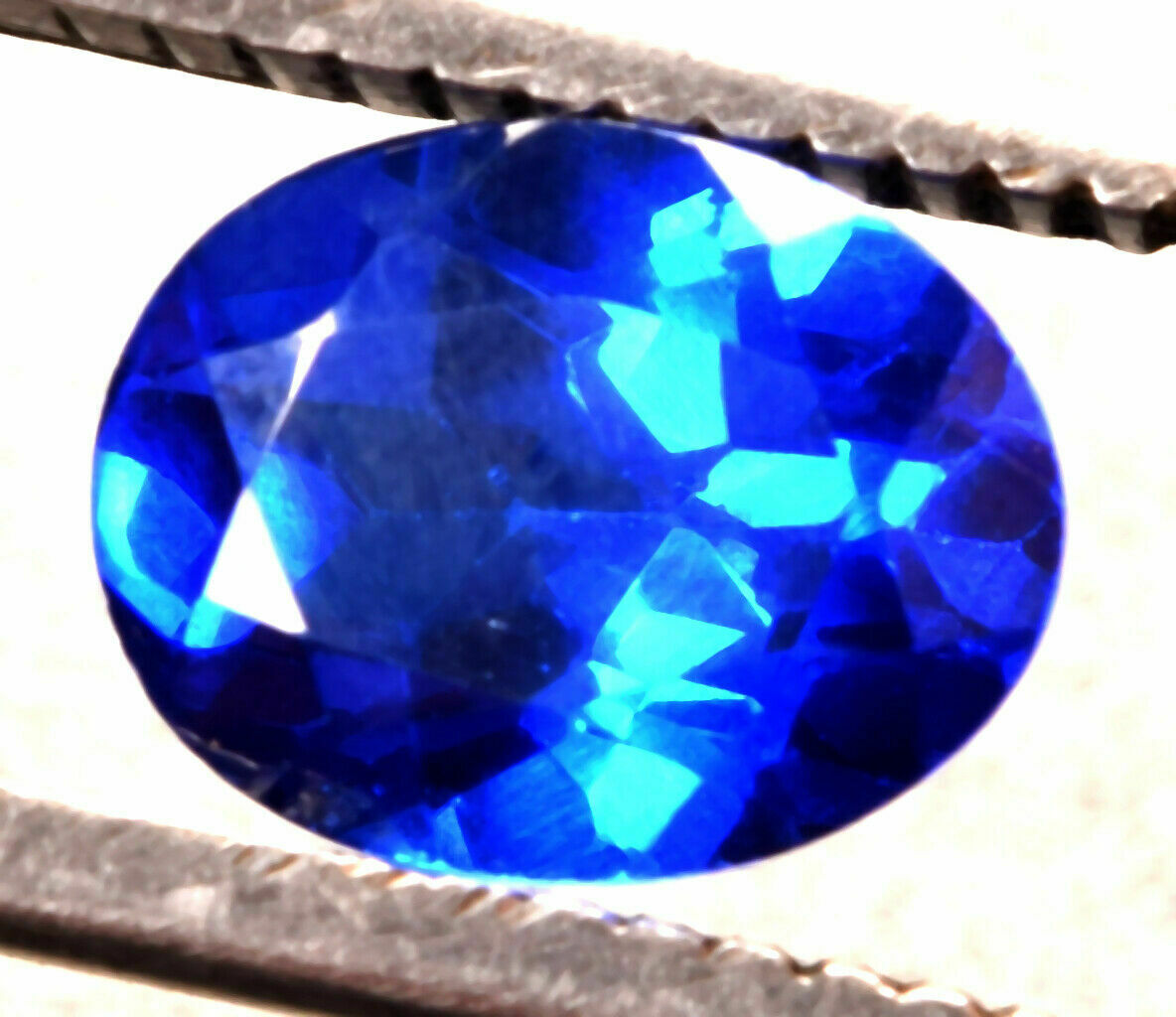 4.10 Cts. Natural Blue Tanzanite Oval Shape Certified Gemstone