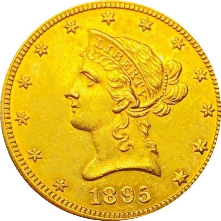 1895-o $10 Gold Eagle In Bu