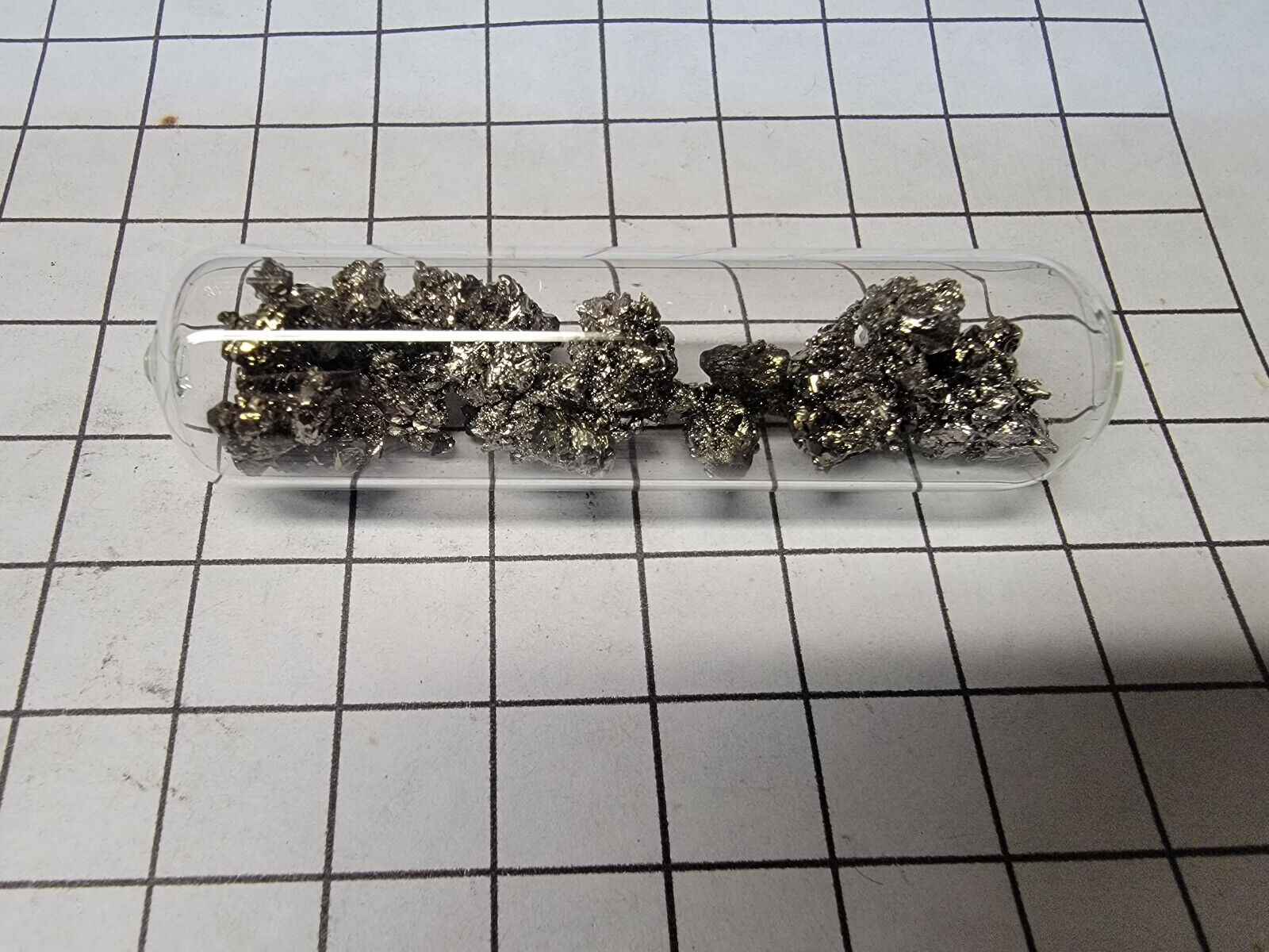 Europium Metal Element Sample 5g Distilled Crystals 99.99% Pure - Periodic Table