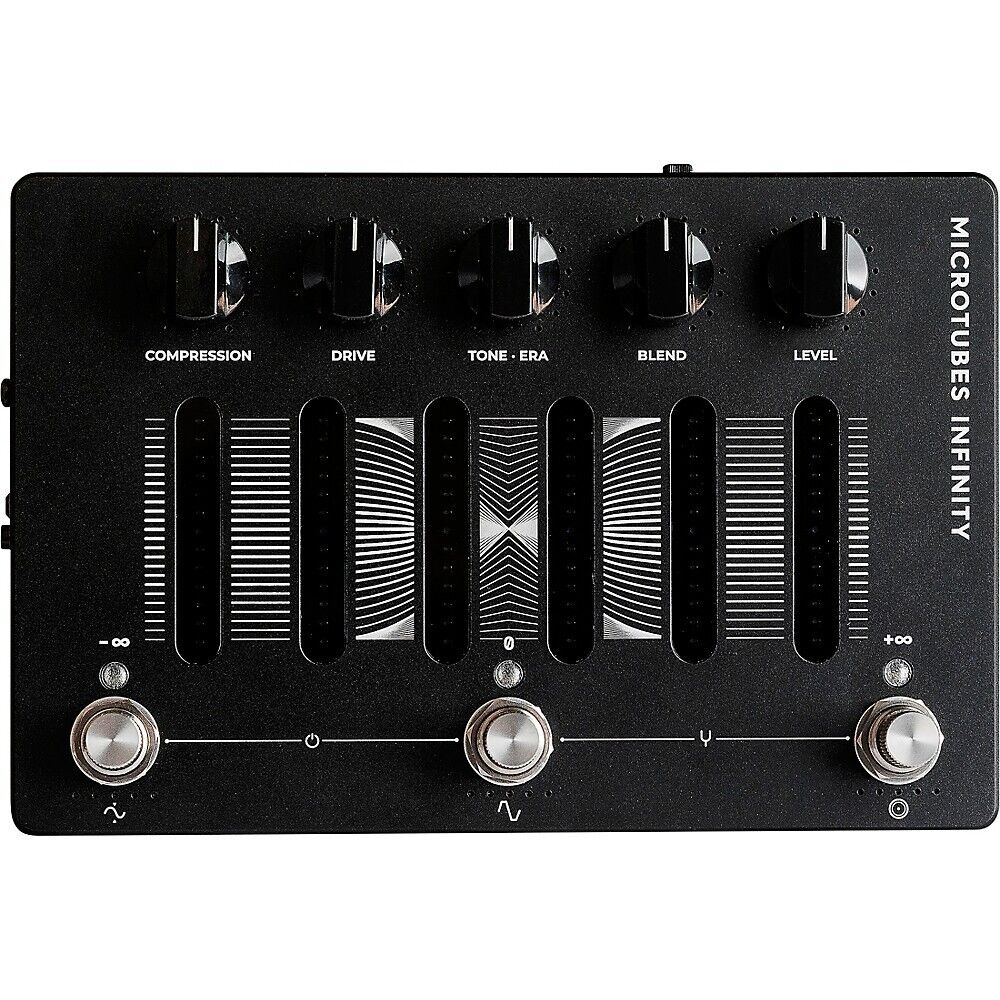 Darkglass Microtubes Infinity Distortion Effects Pedal Black