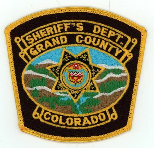 Colorado Co Grand County Sheriff Nice Patch Police