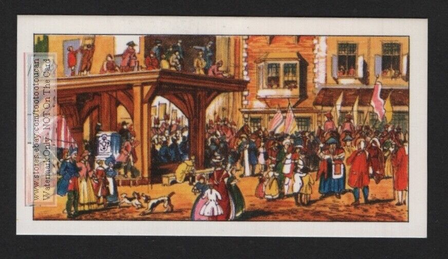 Stratford-upon-avon 1769 Stratford Jubilee Honoring Shakespeare Vintage Ad Card
