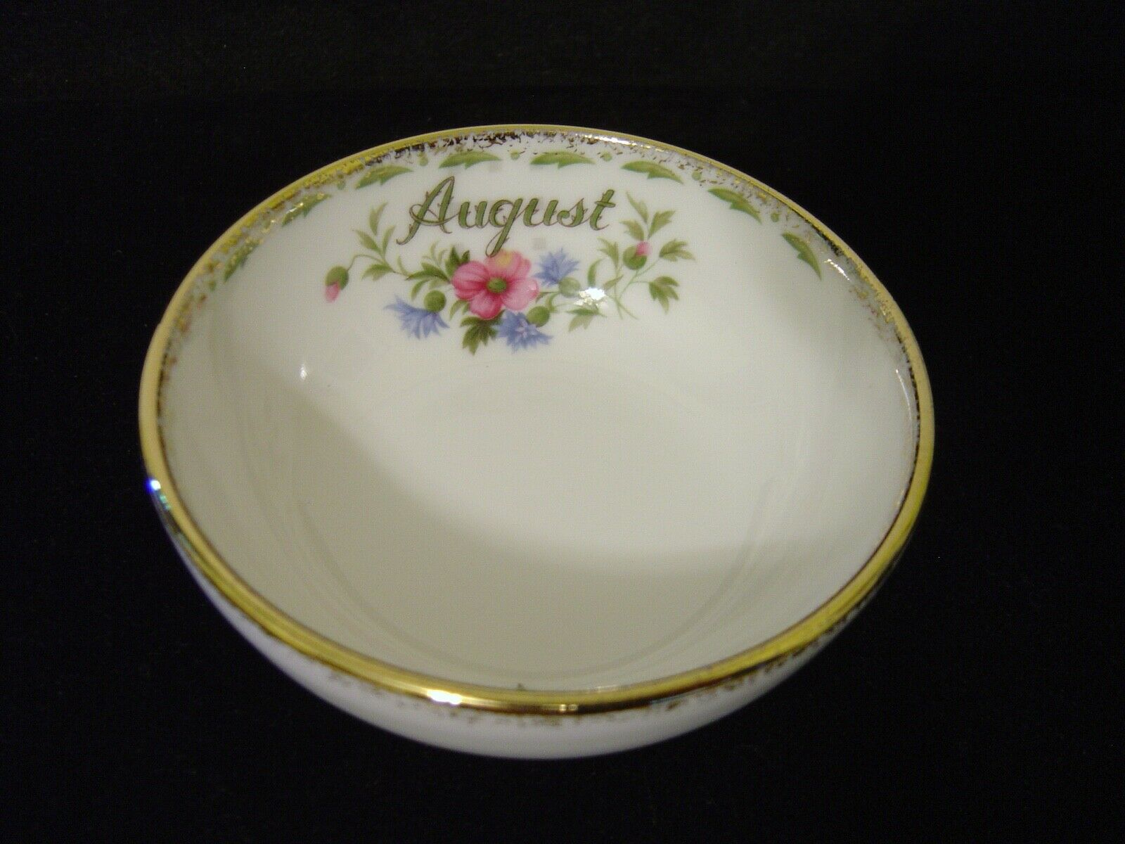 Vintage Royal Albert Flower Of The Month August Small Bowl