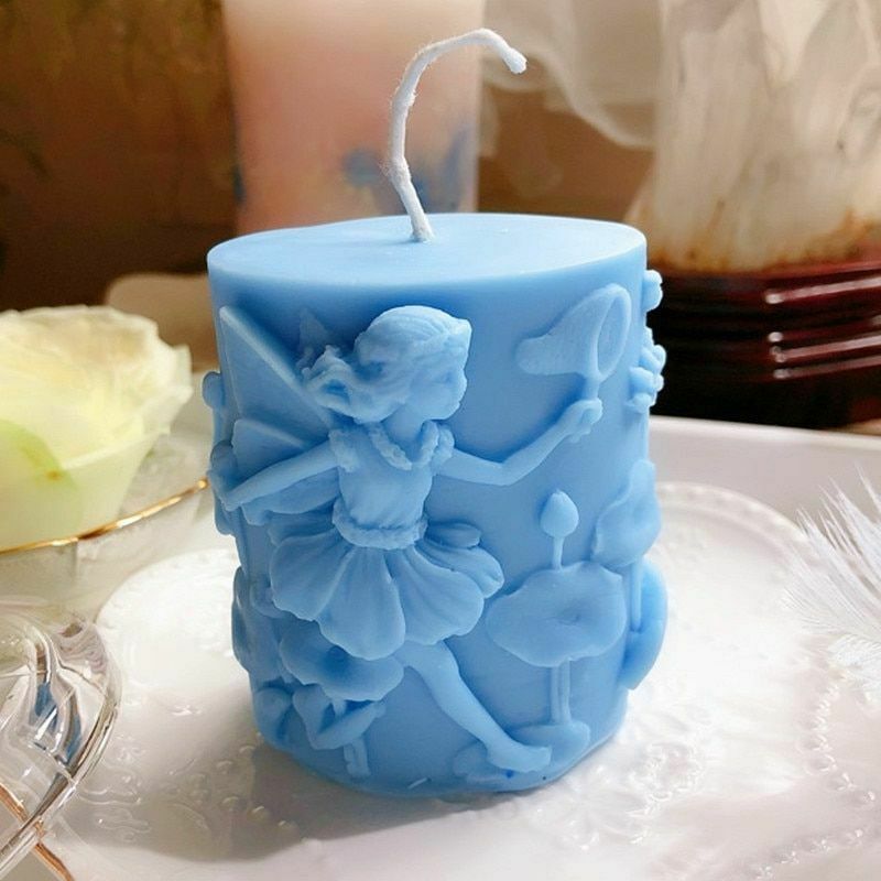 3d Angel Girl Candle Silicone Mold Candy Chocolate Mould Fondant Cake Baking