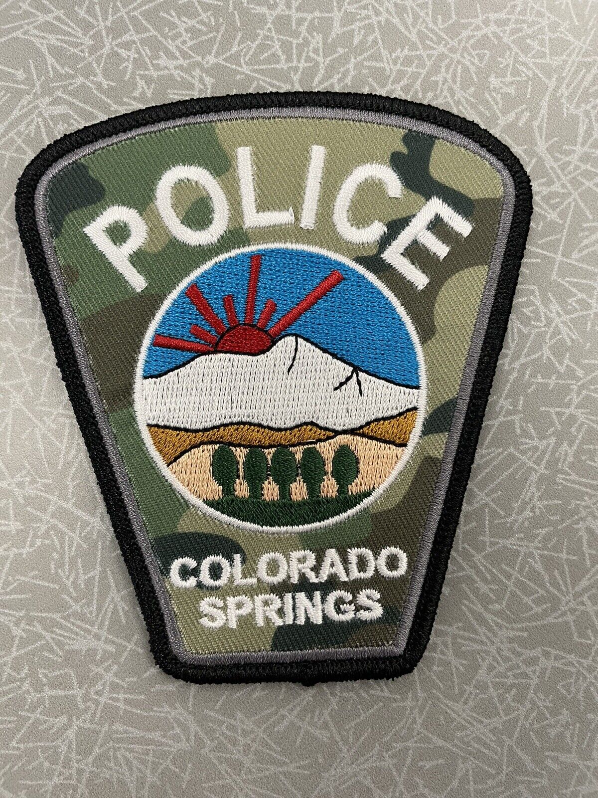 *rare* Limited Edition Colorado Springs Police Patch. Military Appreciation.