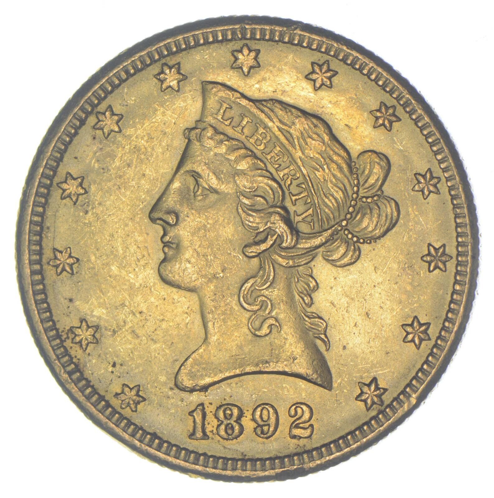 1892-o $10 Liberty Head Gold Eagle *3149
