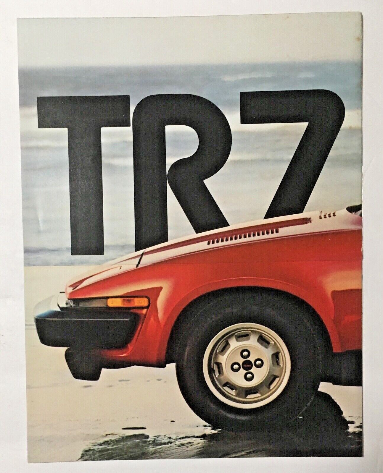 Vintage 1979 Triumph Tr7 Fold-out Color Sales Brochure, 11" X 8 1/2", Euc